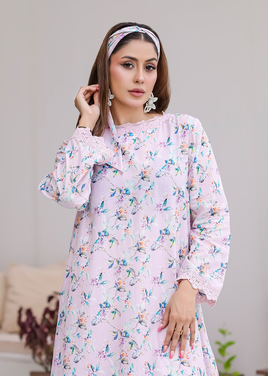 Nawaem Altulle - Nagam - floral - cotton - 1 Piece