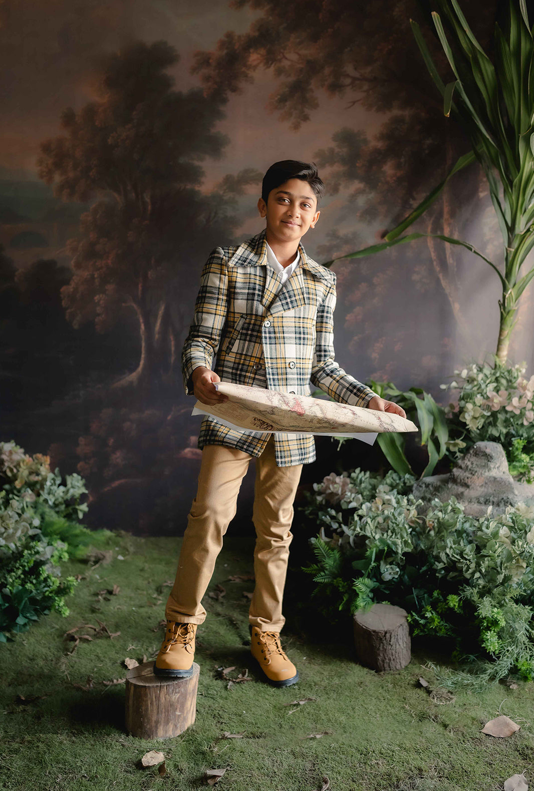 Hummingbirdspk - Hunters Plaid Wool Coat - 1 piece