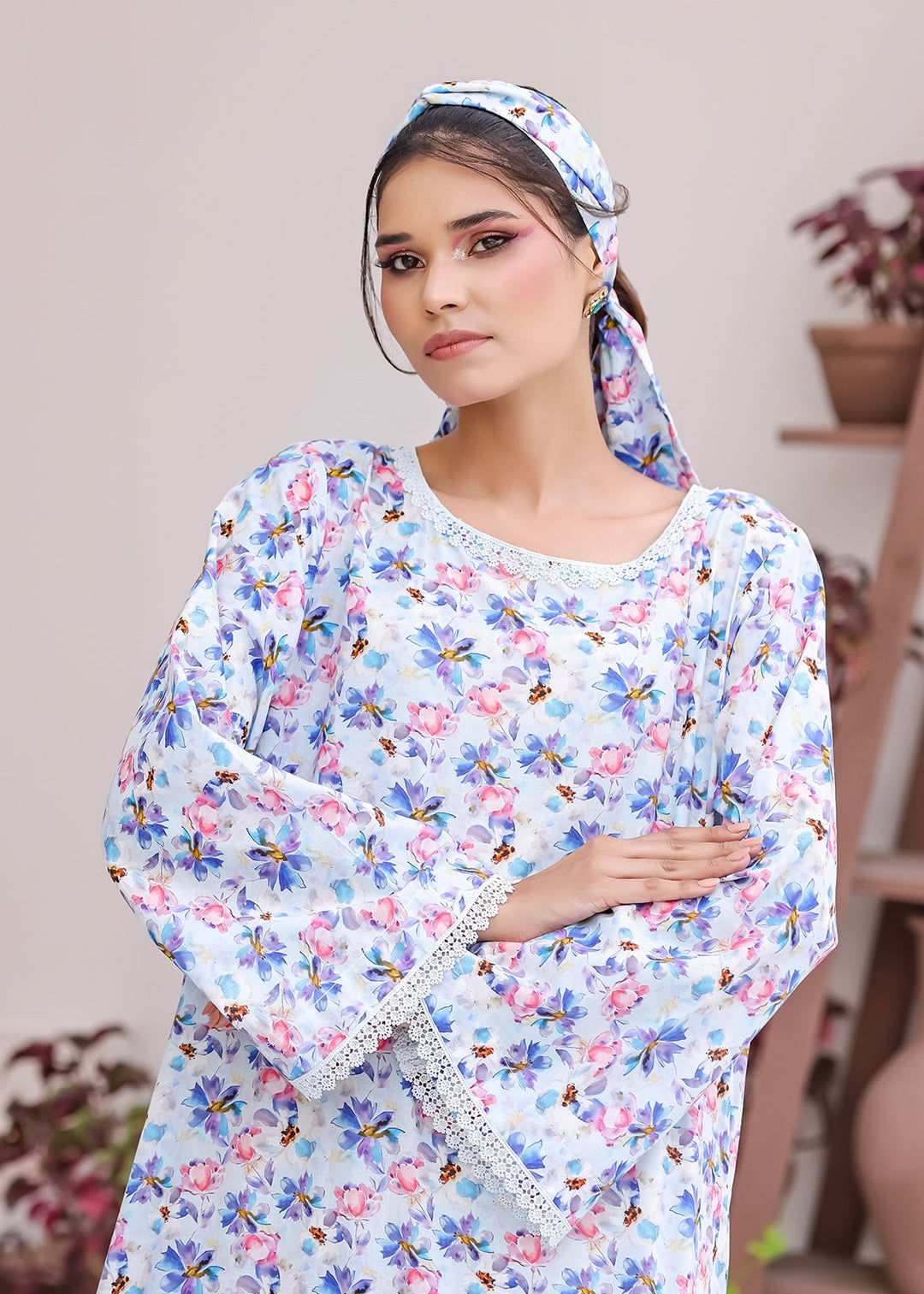 Nawaem Altulle - Raheeq - white - cotton - 1 Piece