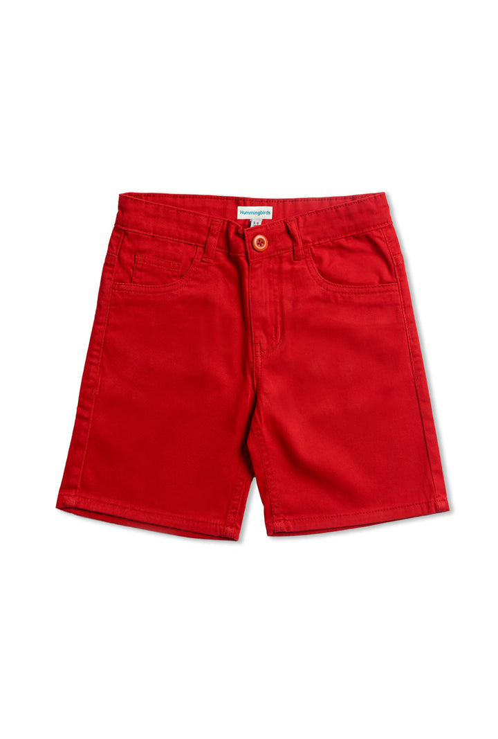 Hummingbirds - Red Chino Shorts - 1 Piece