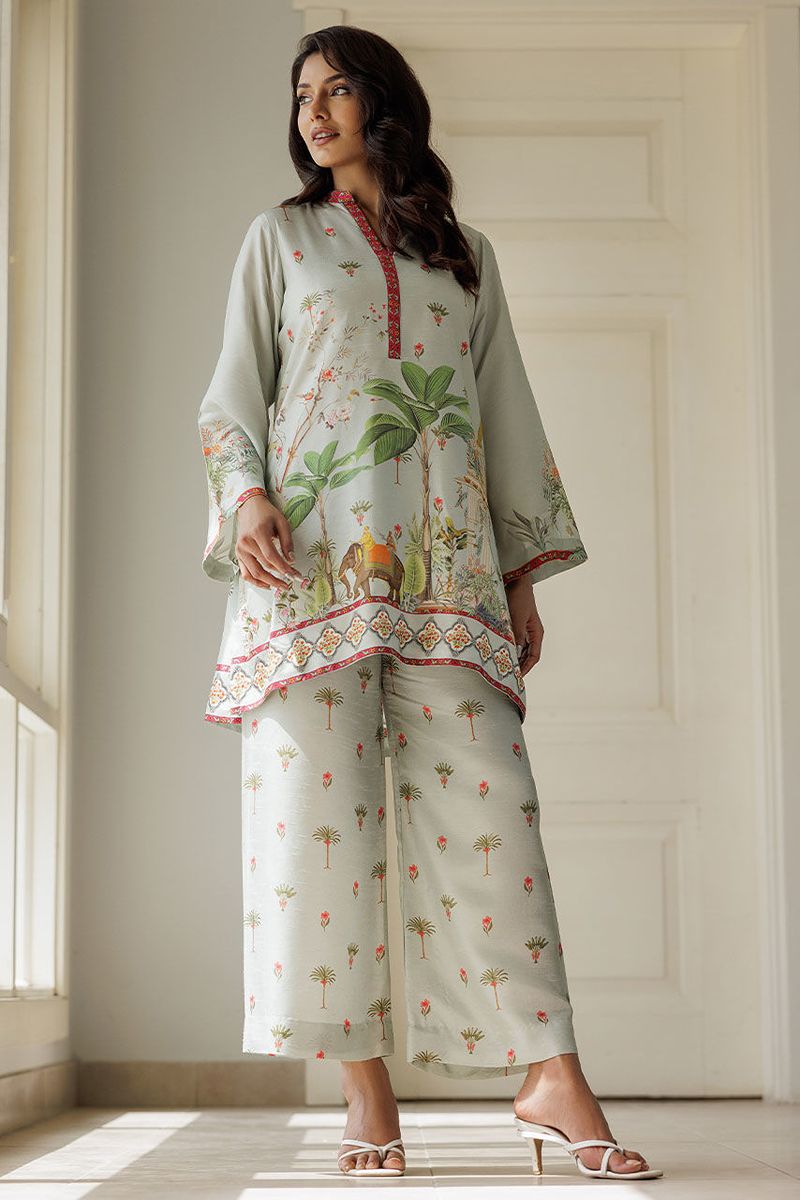 Deepak Perwani - Tropical - Korean Silk - 2 piece