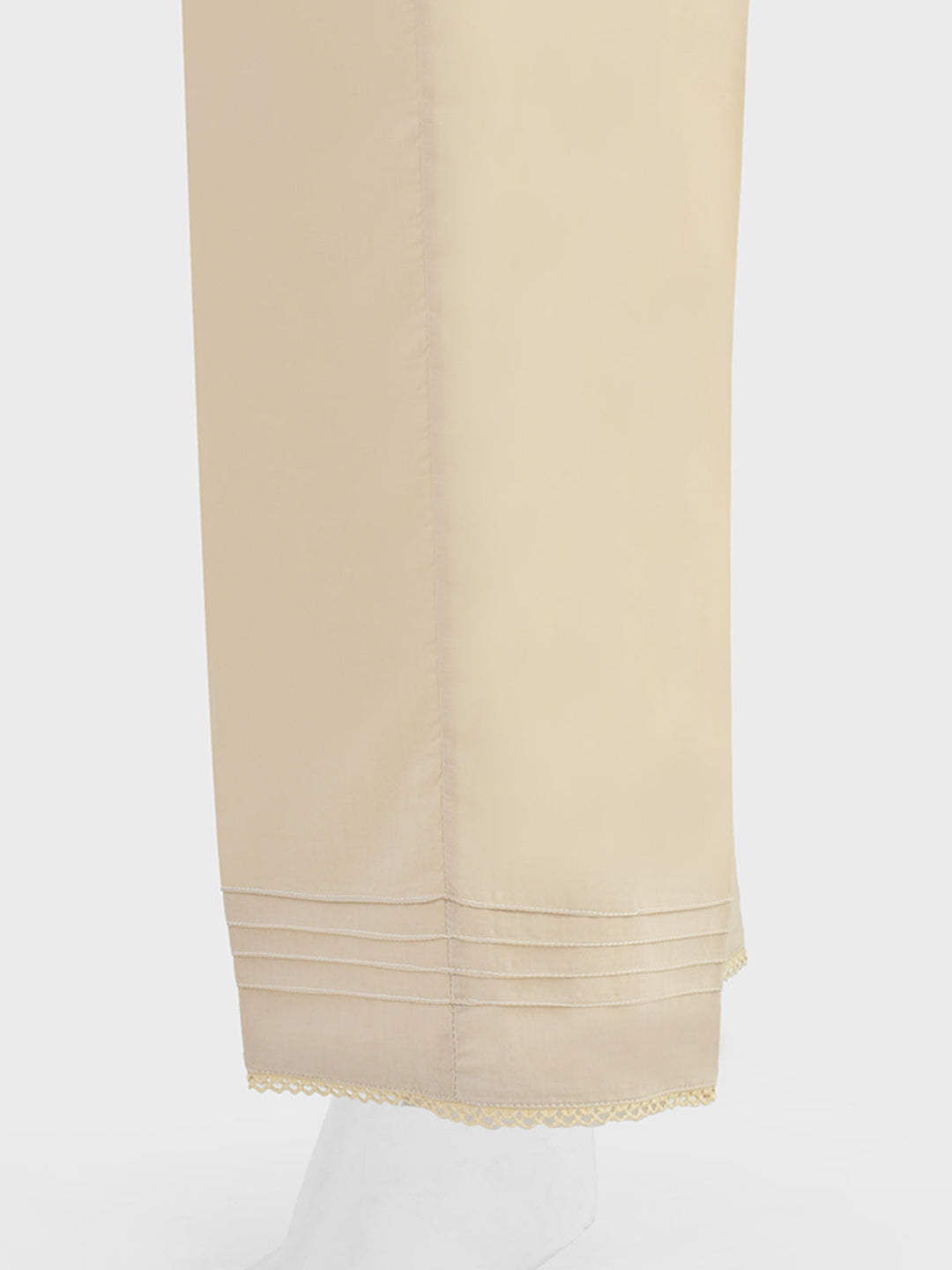 Oaks - Women Beige Cambric Trouser  - 1 Piece