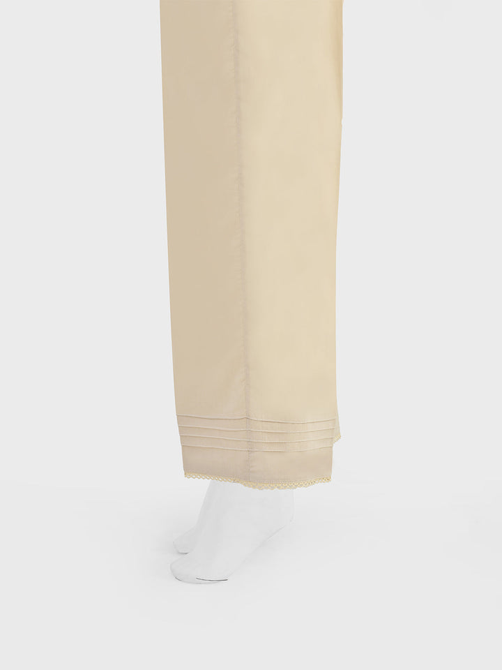Oaks - Women Beige Cambric Trouser  - 1 Piece