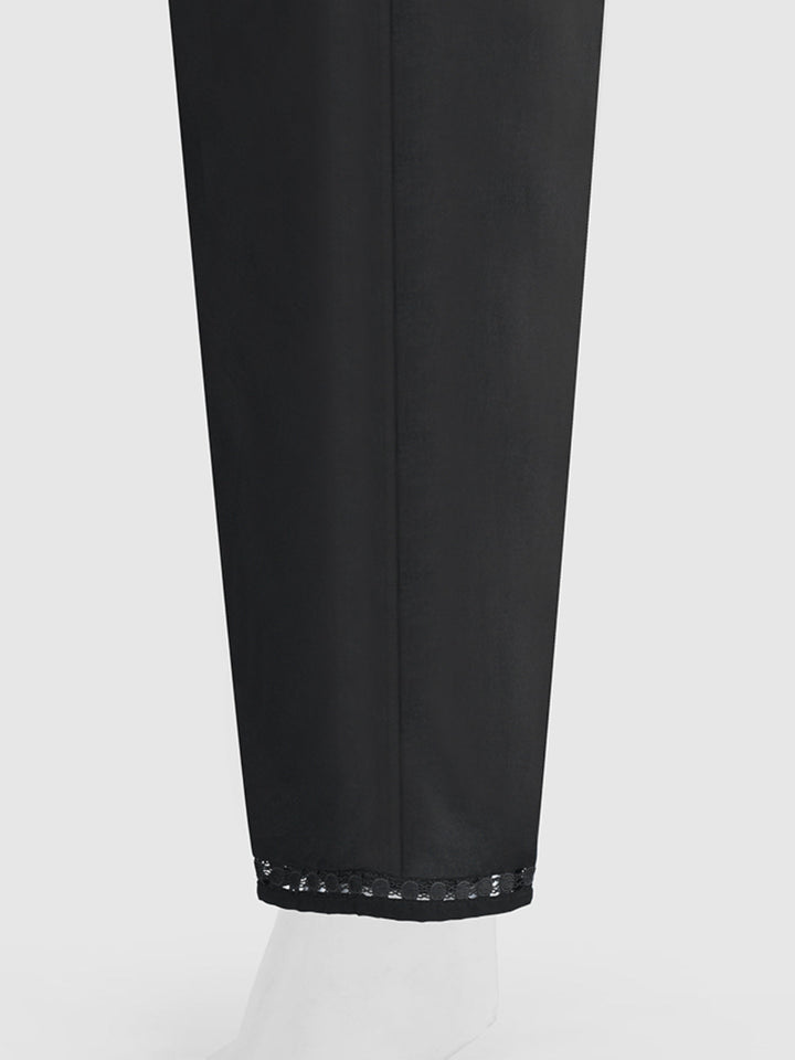 Oaks - Women Black Cambric Trouser  - 1 Piece