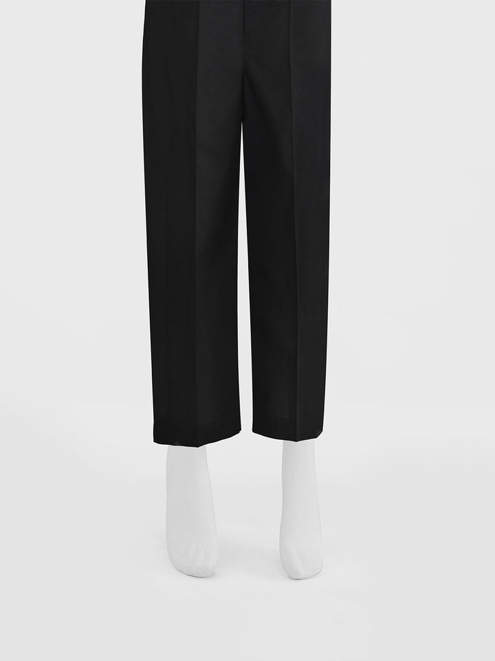 Oaks - Women Black Cambric Trouser  - 1 Piece