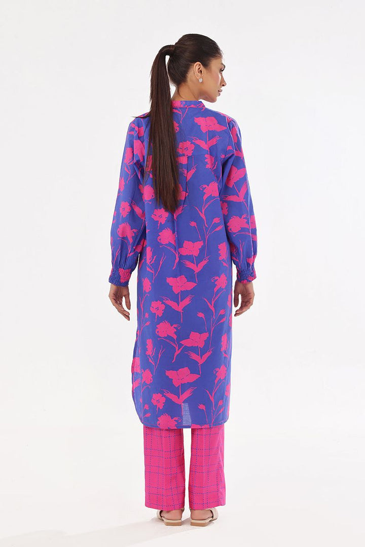 Oaks - Printed Pret & Unstitched Shirt Trouser Swiss Lawn Pink - 2 Piece