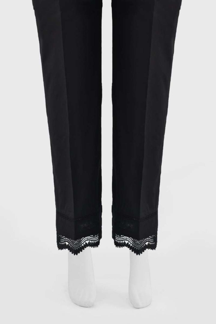 Oaks - Women Black Lawn Trouser  - 1 Piece