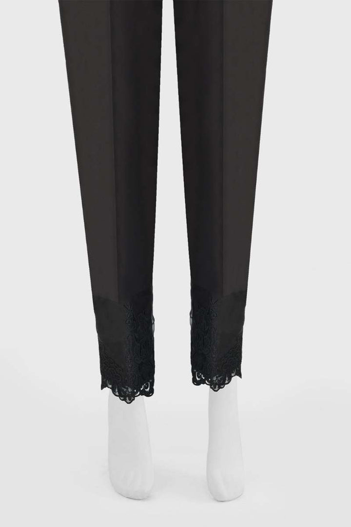 Oaks - Women Black Lawn Trouser  - 1 Piece