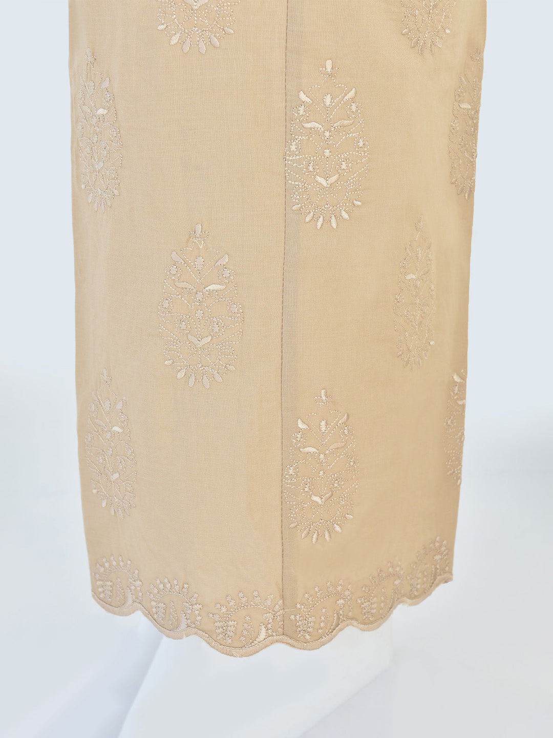 Oaks - Women Beige Lawn Trouser  - 1 Piece