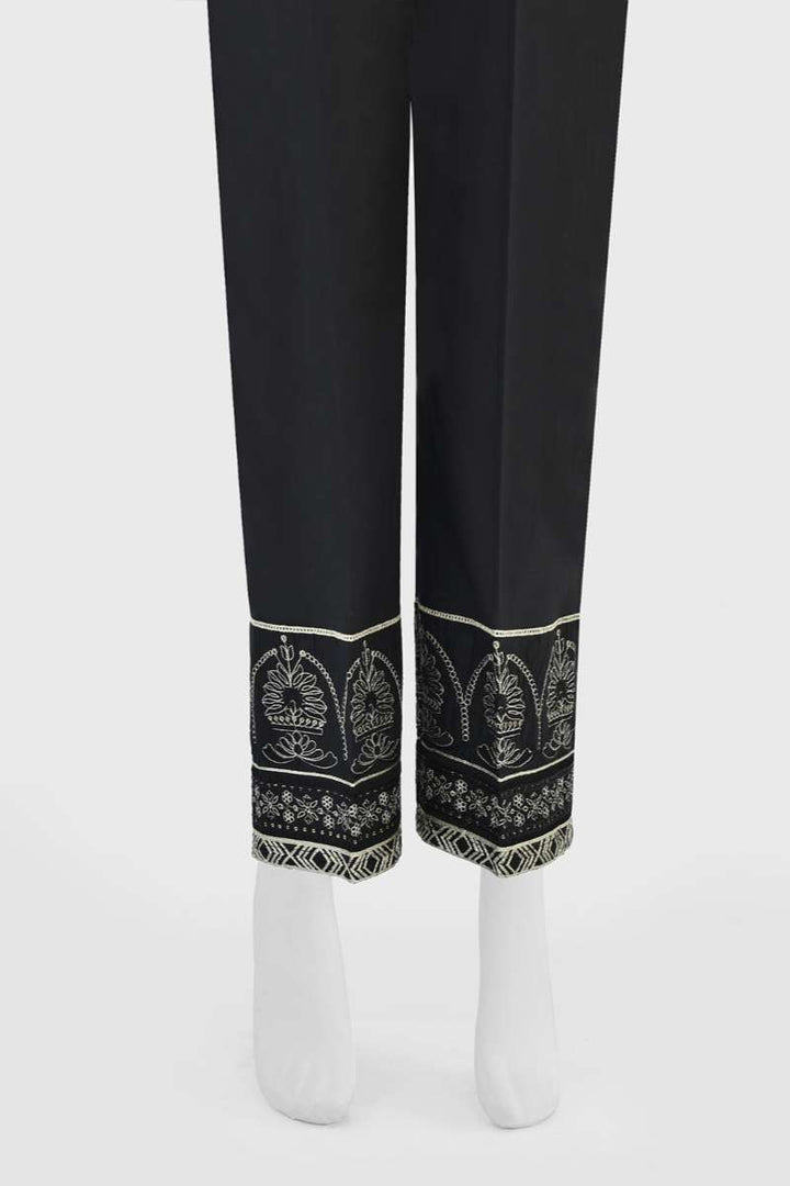 Oaks - Women Black Lawn Trouser  - 1 Piece