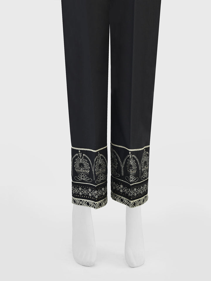 Oaks - Women Black Lawn Trouser  - 1 Piece