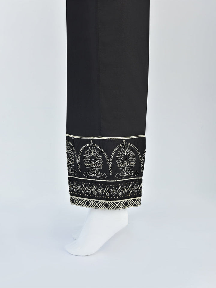 Oaks - Women Black Lawn Trouser  - 1 Piece