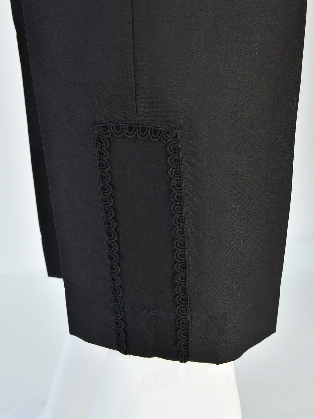 Oaks - Women Black Silk Blend Trouser  - 1 Piece