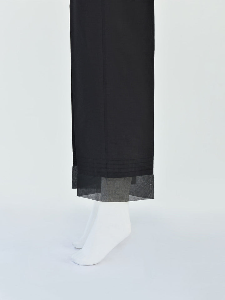 Oaks - Women Black Silk Blend Trouser  - 1 Piece