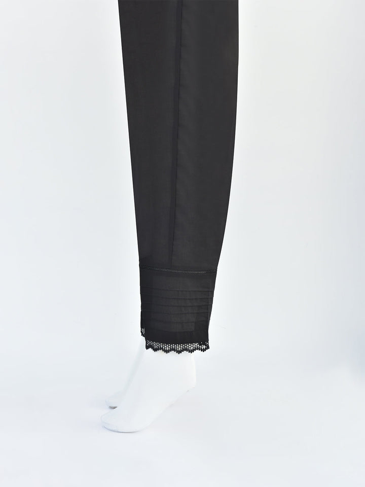 Oaks - Women Black Lawn Trouser  - 1 Piece