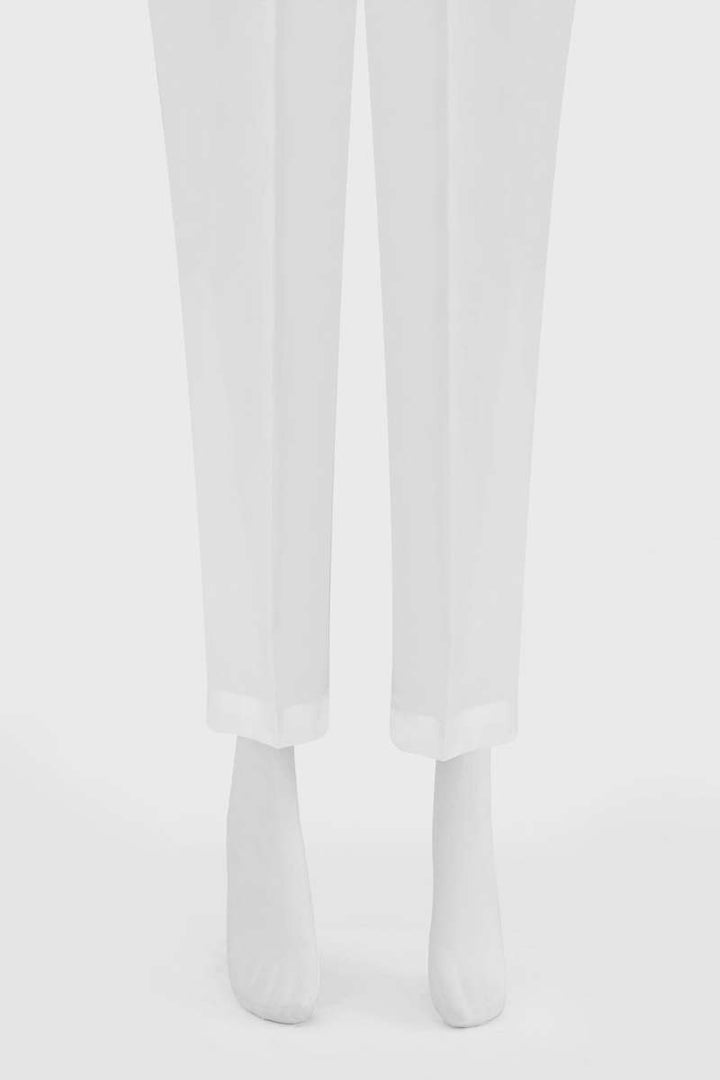 Oaks - Women White Lawn Trouser  - 1 Piece