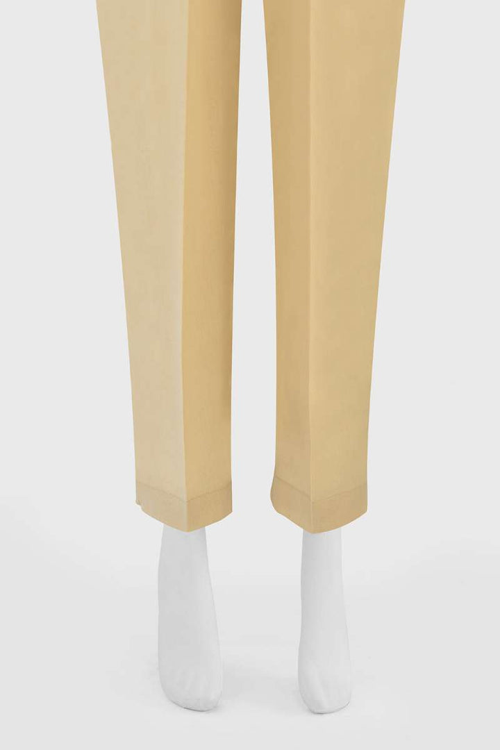 Oaks - Women Beige Lawn Trouser  - 1 Piece