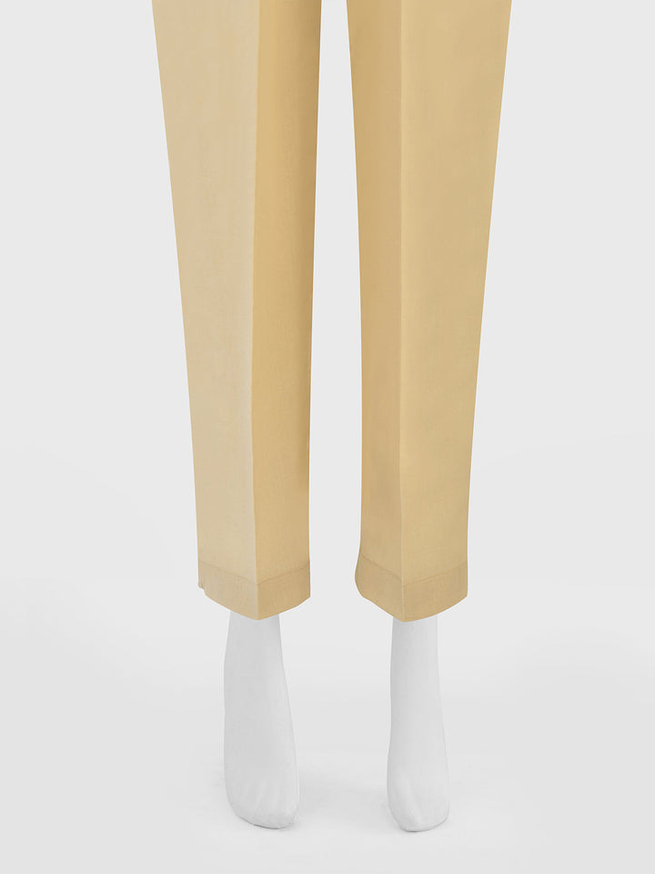 Oaks - Women Beige Lawn Trouser  - 1 Piece