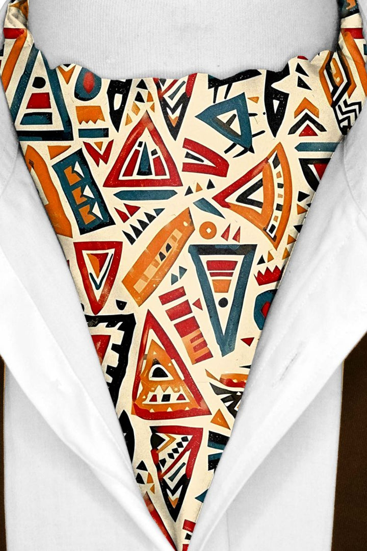 Black Wolf - WONDERLAND SILK ASCOT - Beige - 1 Piece