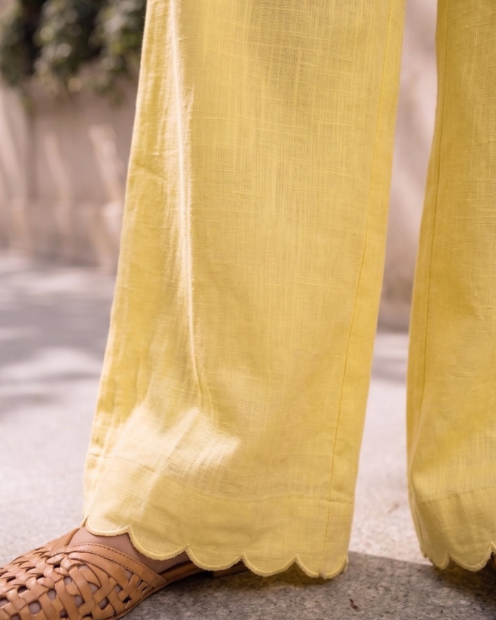 Leon Co-ord set Butter Yellow 2 Piece