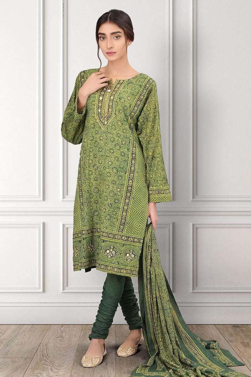 Sadia Aamir - Green Zamarrud - SAL-02