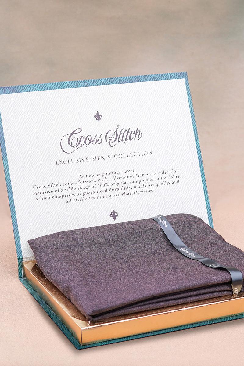 Cross Stitch Men - Pashmina Wool D-1 - Unstitched - Studio by TCS
