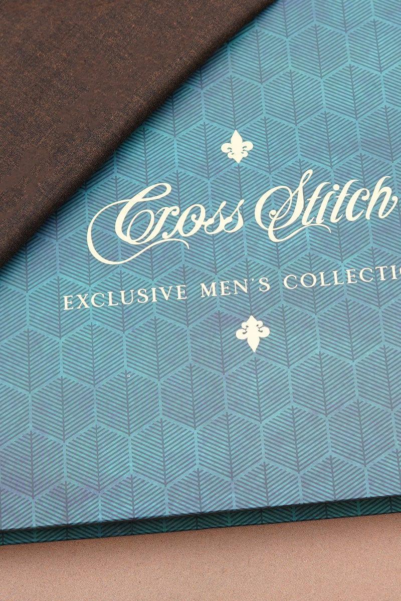 Cross Stitch Men - Pashmina Wool D-3 - Unstitched - Studio by TCS