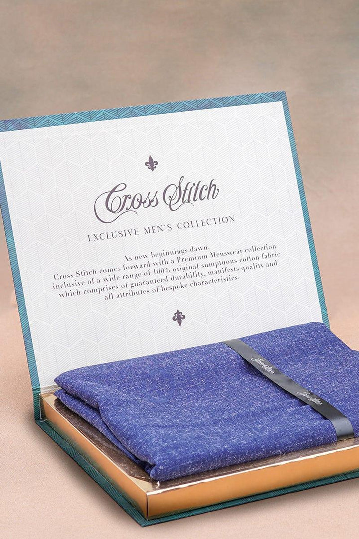 Cross Stitch Men - Delux-Navy Blue D-1 - Unstitched - Studio by TCS