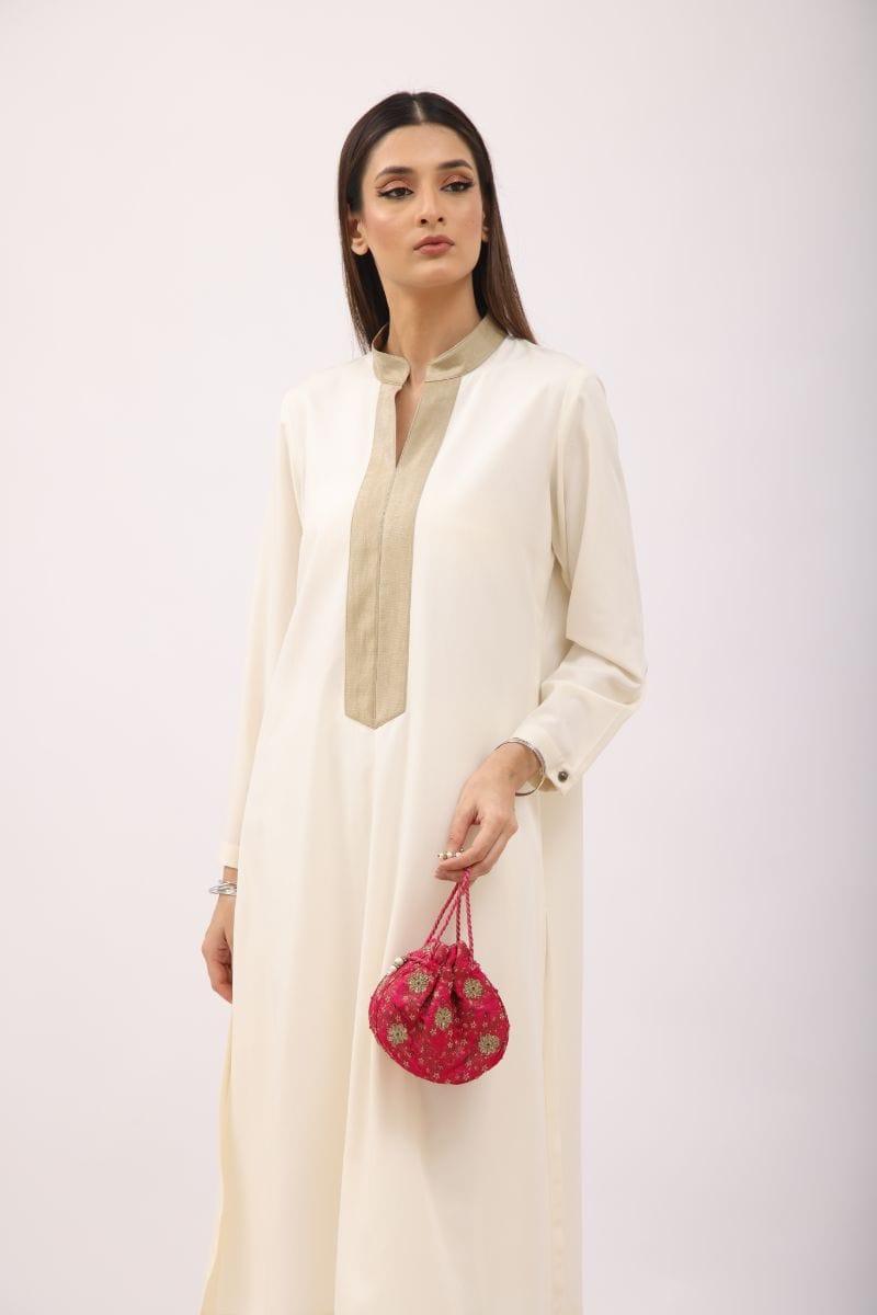 Gulabo - Bosky Tunic - Offwhite - 2 Piece - GH1075 - Studio by TCS