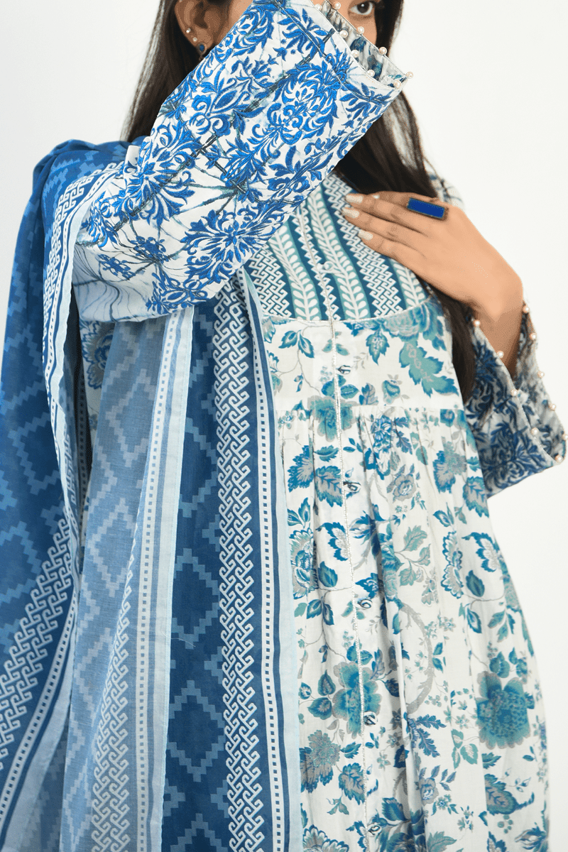 Mizaj - 3 Piece - Unstitched - Embroidered Lawn Suit - Studio by TCS