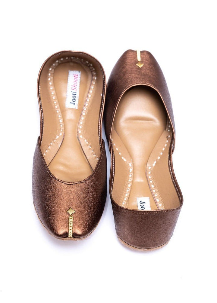 JootiShooti - Plain Copper Khussa