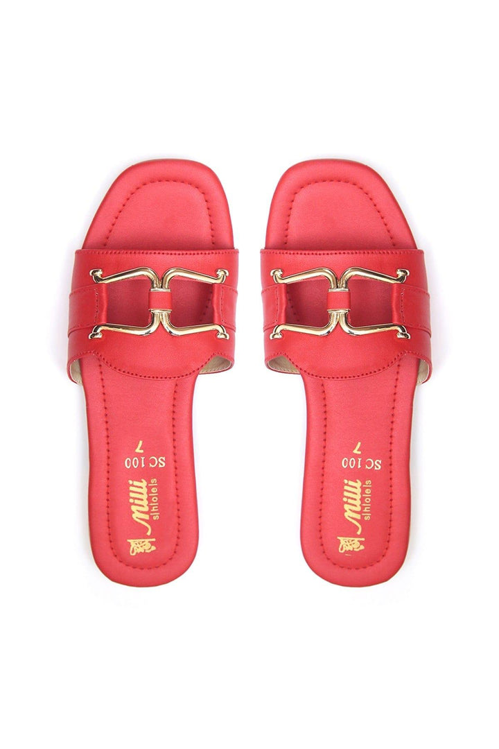 Milli Shoes - Red Slides - 1345 - Studio by TCS