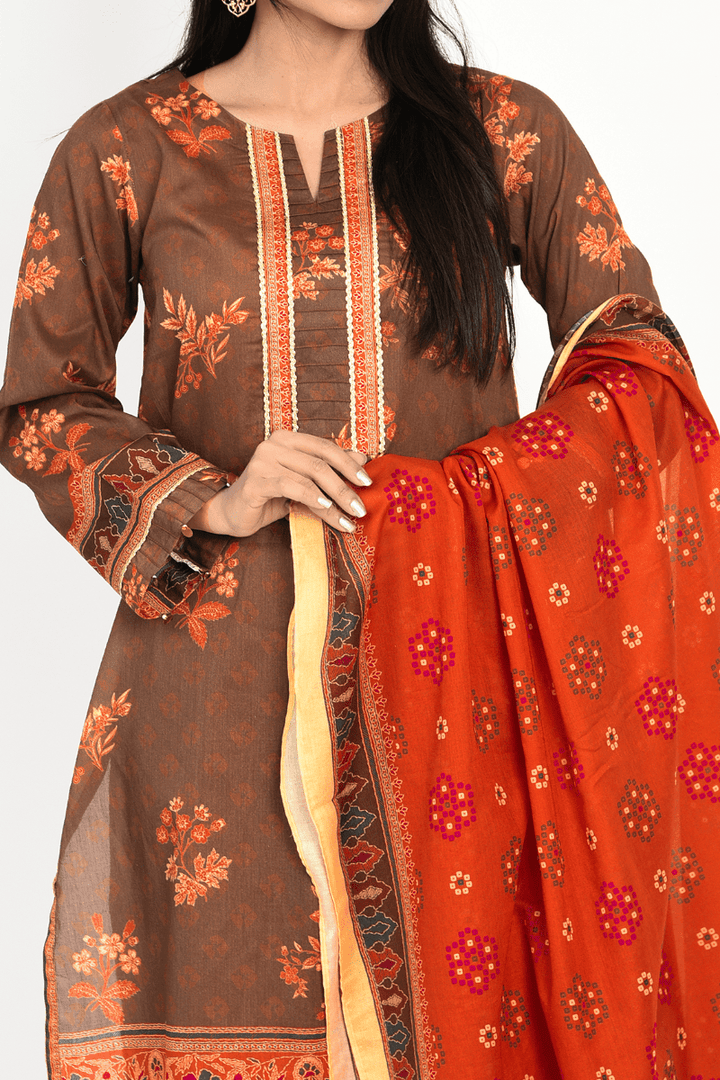 Mizaj - 3 Piece - Unstitched - Lawn Suit - Studio by TCS