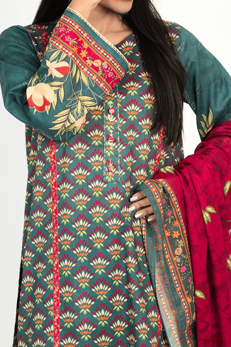 Mizaj - 3 Piece - Unstitched - Lawn Suit - Studio by TCS