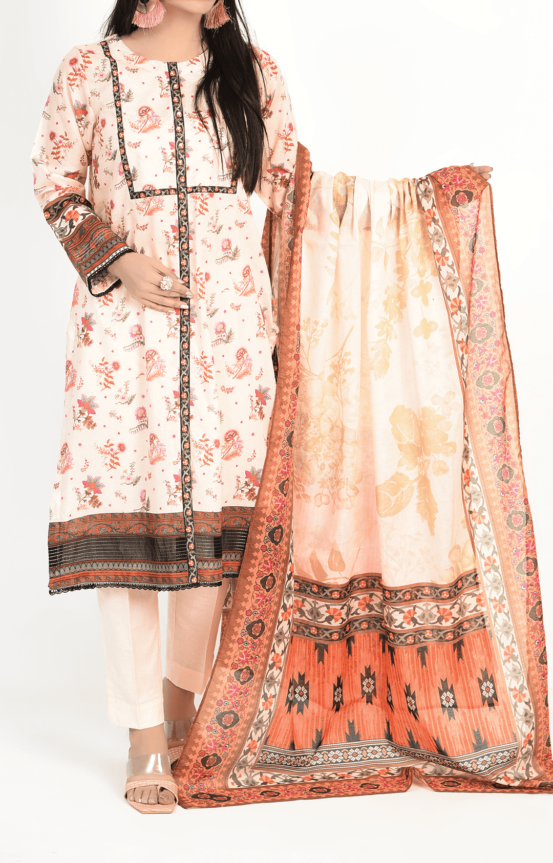 Mizaj - 3 Piece - Unstitched - Lawn Suit - Studio by TCS
