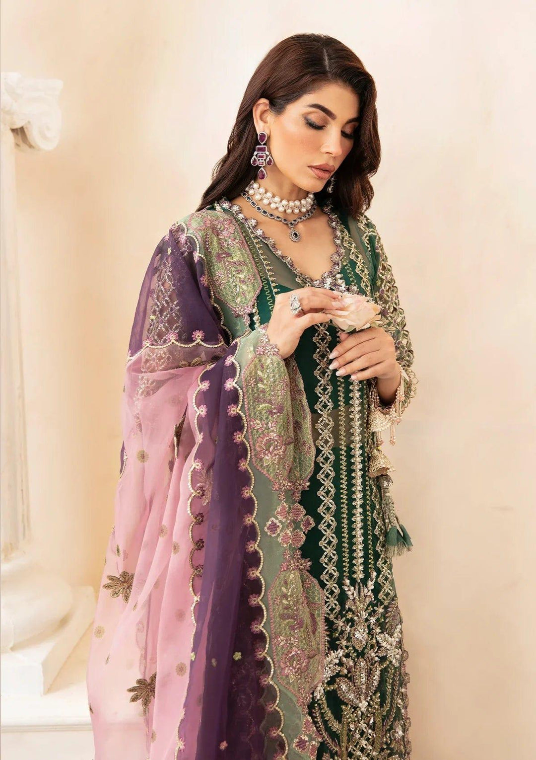 Elaf Premium - ECH-07 AYZEL - 3 Piece - Unstitched - Studio by TCS
