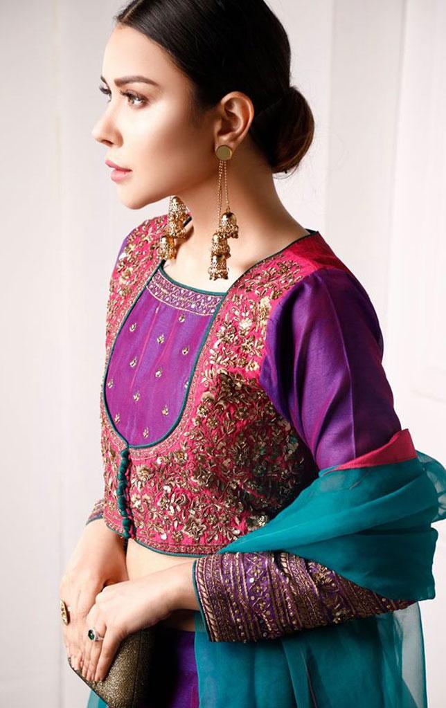 Sanas - Purple & Pink Lehenga Choli - L2019148