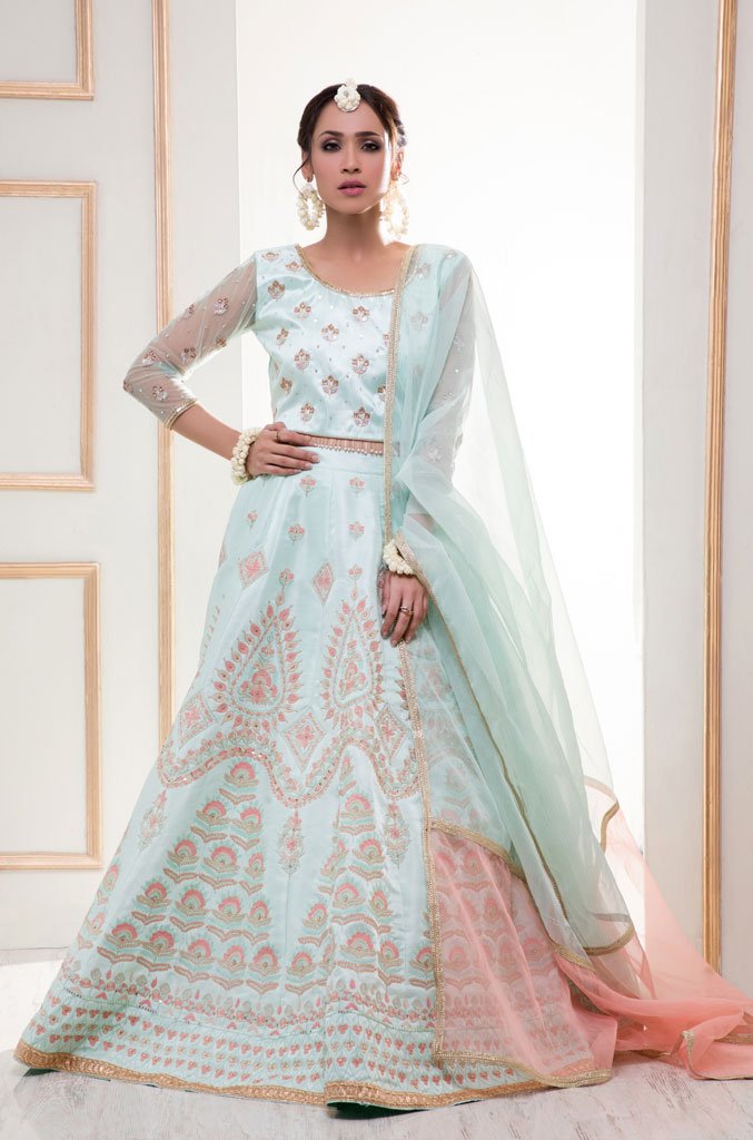 Sanas - Mint Green Lehenga Choli - L201922