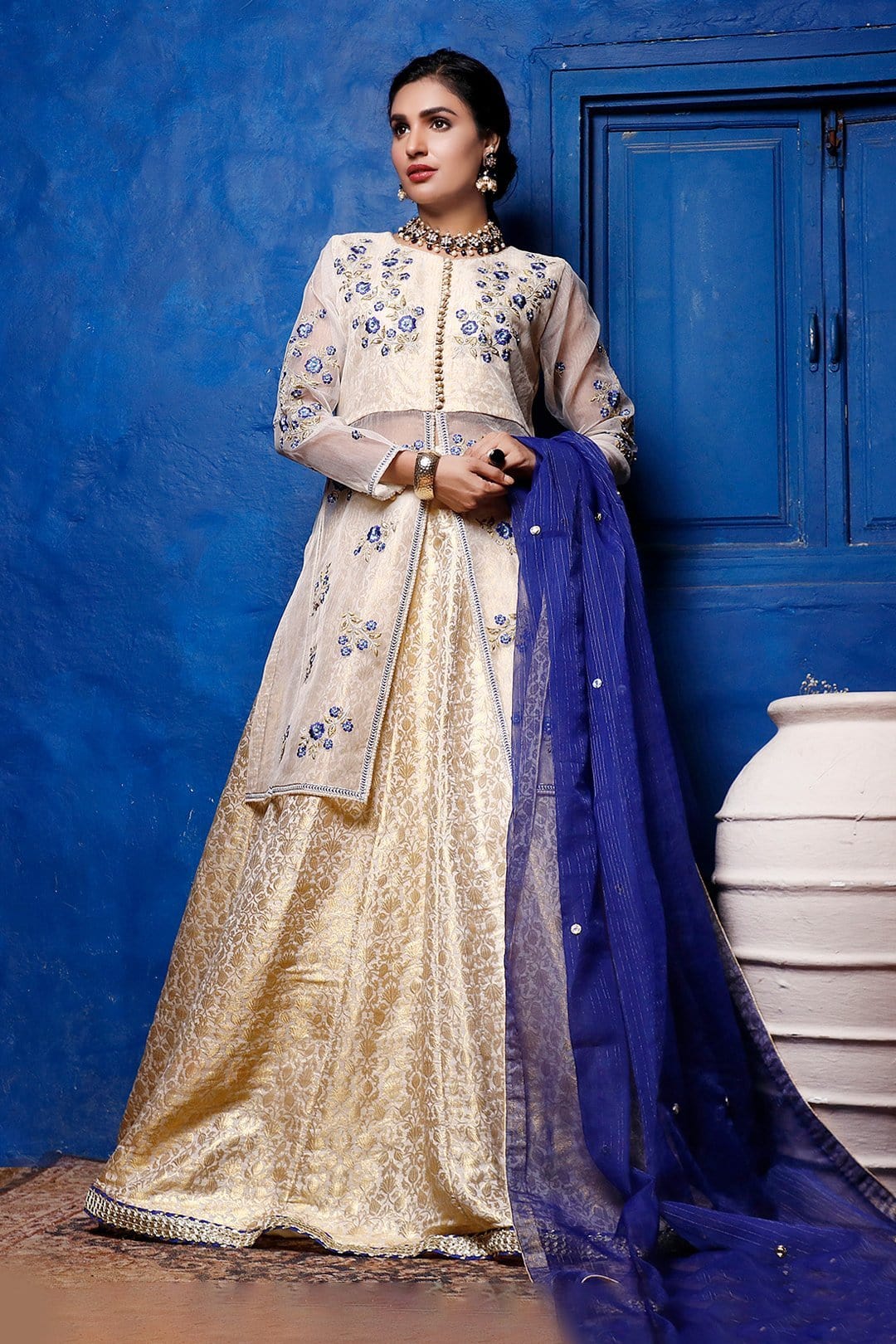 Sanas - Handwork Embroidered Banarsi Lehenga | SIRA | L202052