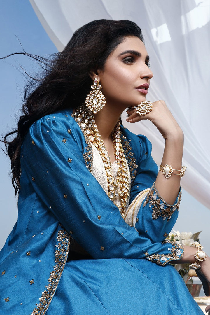 Sanas - Blue Lehenga Choli - L202051