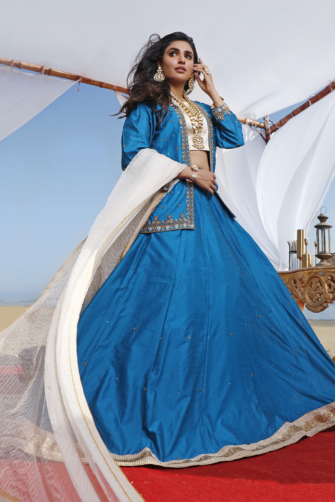 Sanas - Blue Lehenga Choli - L202051