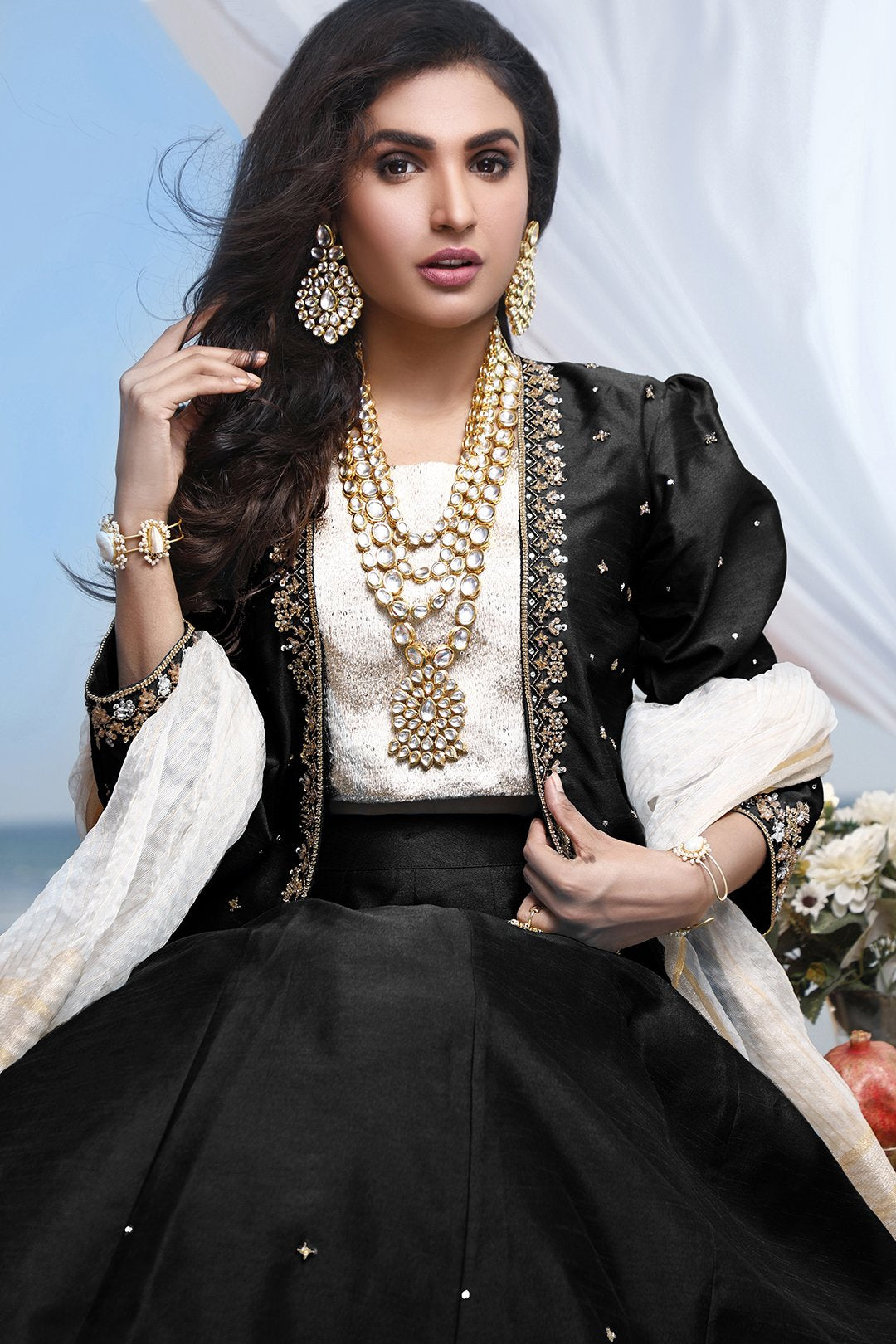 Sanas - Blue Lehenga Choli - L202051