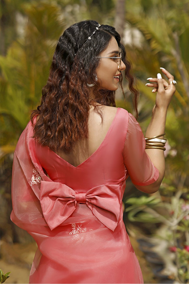 Sanas - Organza Luxury Saree - TITLIYAN - SR202121
