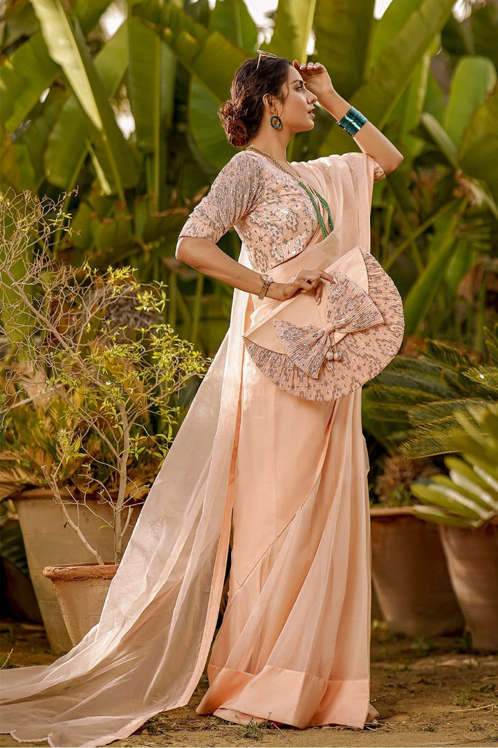 Sanas - Organza Sequins Luxury Saree | TITLIYAN | SR202125