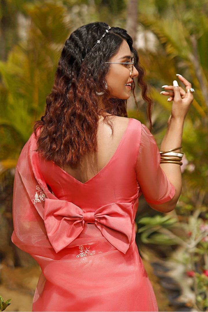 Sanas - Organza Luxury Saree | TITLIYAN | SR202121