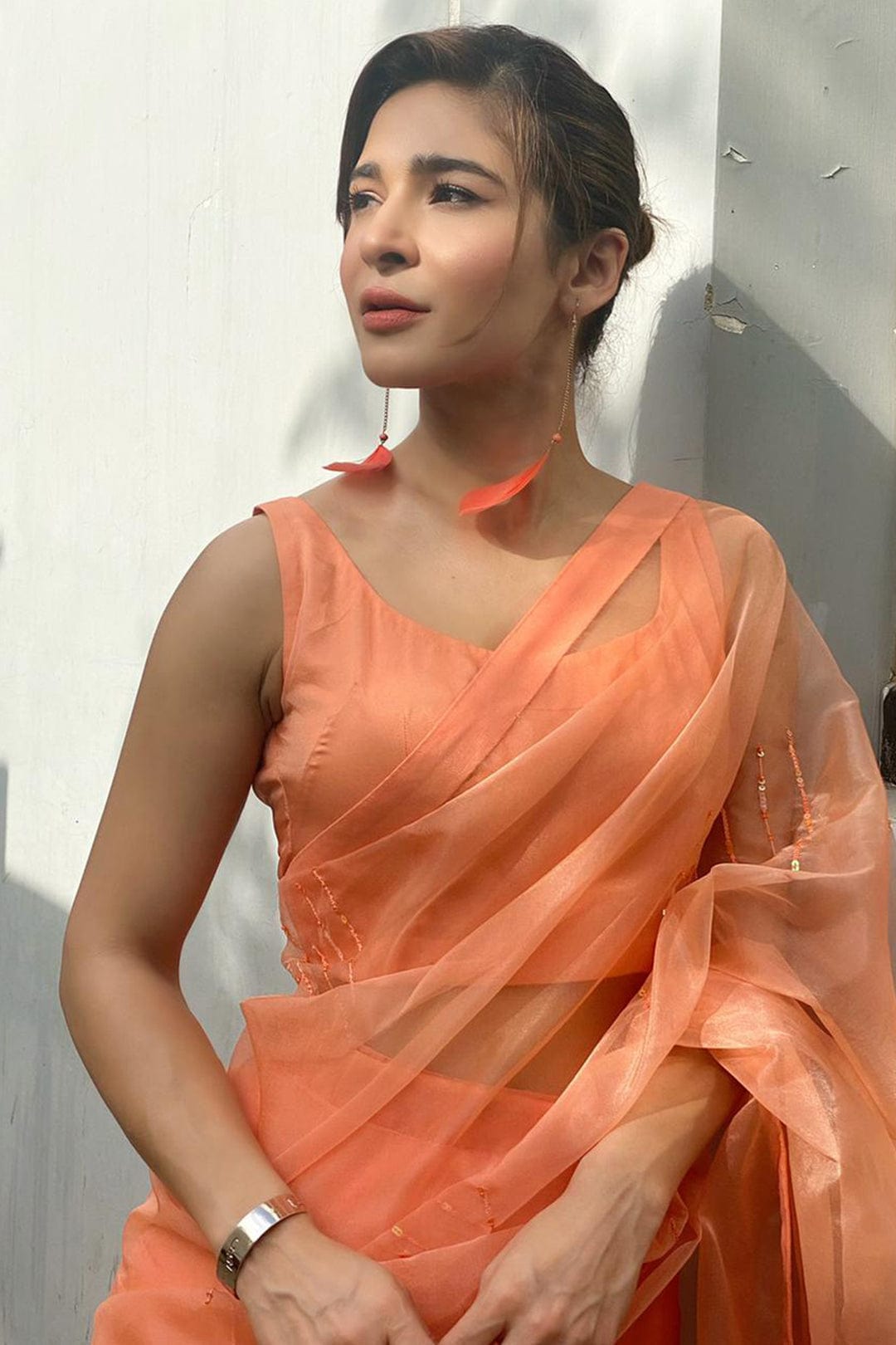Sanas - Organza Luxury Saree | TITLIYAN | SR202117