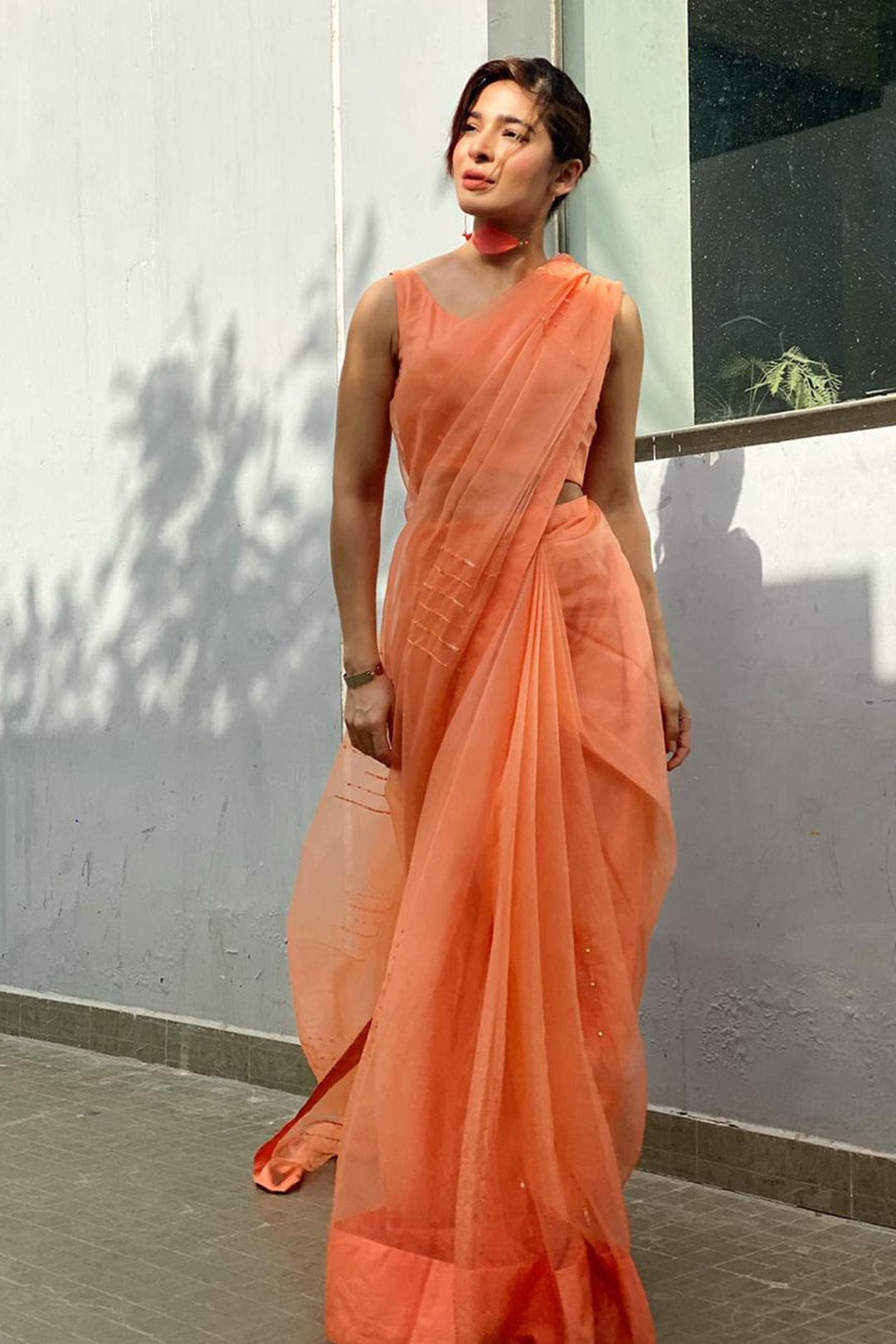 Sanas - Organza Luxury Saree | TITLIYAN | SR202117