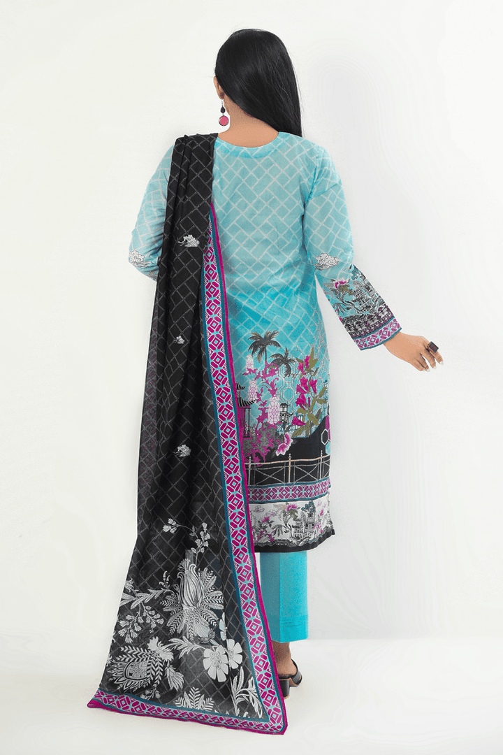 Mizaj - 3 Piece - Unstitched - Embroidered Lawn Suit - Studio by TCS