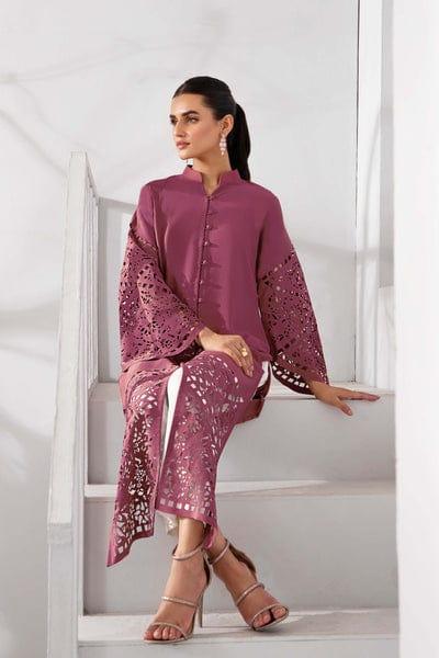 Natasha Kamal - Dragonfruit Pink Coord Set with Printed Silk Dupatta - 3 Pieces - Studio by TCS