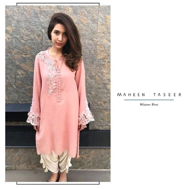 Maheen Ghani Taseer - Velvet Shirt & Trousers